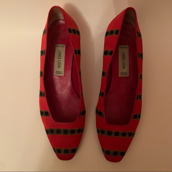 Red vintage shoes Made in Italy - Picture 2 of 3